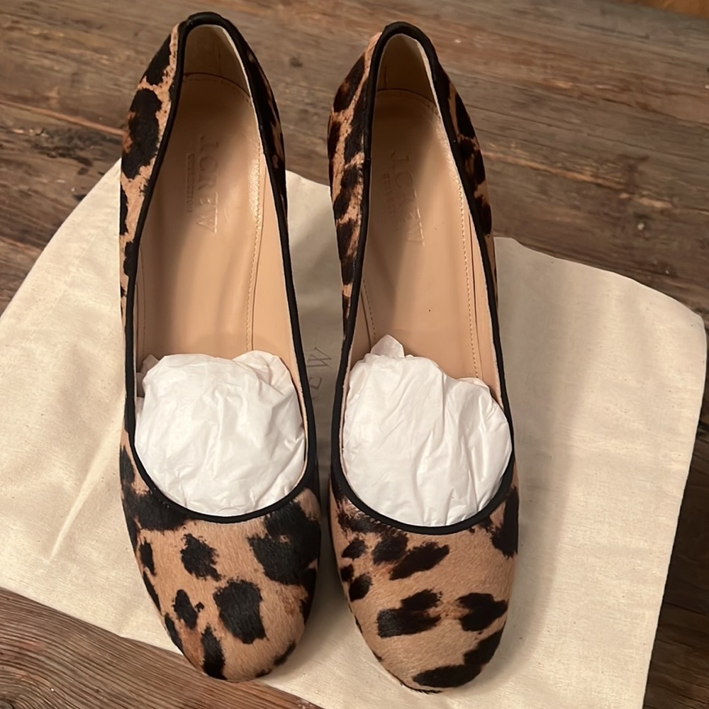 J Crew Collection leopard 🐆 heel - Picture 4 of 8